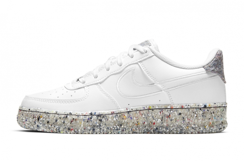 AIR FORCE 1 RECYCLED WOOL PACK – WHITE (GS) [DB2813-100]
