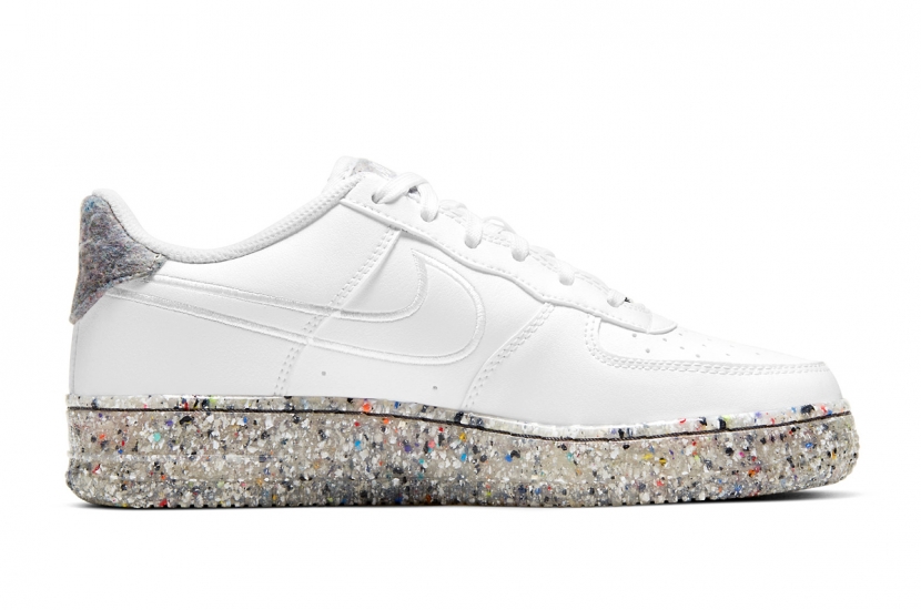 AIR FORCE 1 RECYCLED WOOL PACK – WHITE (GS) [DB2813-100]