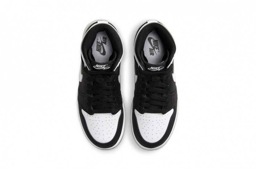 AIR JORDAN 1 RETRO HIGH OG BLACK WHITE GS [FD1437-010]