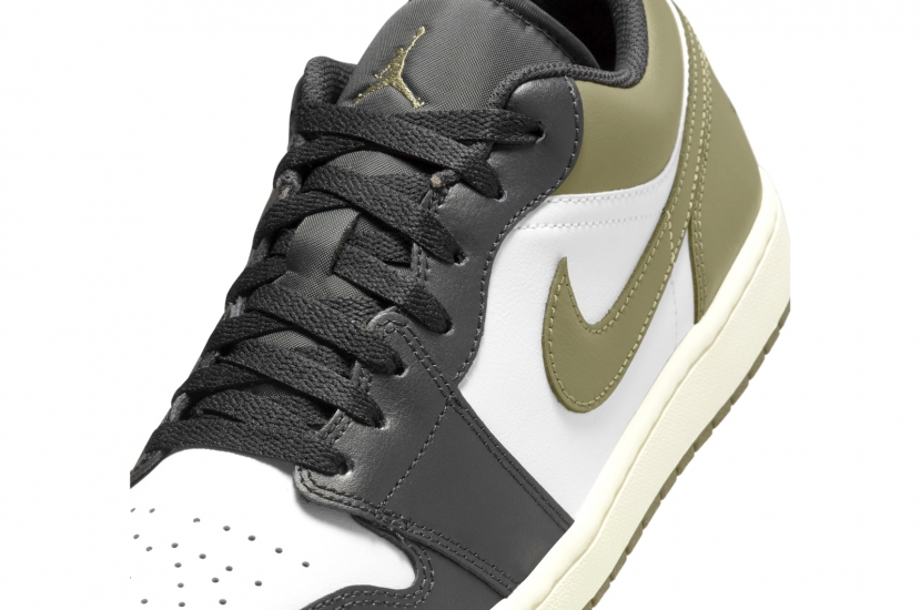 AIR JORDAN 1 LOW MEDIUM OLIVE [553558-092] | [553560-092]