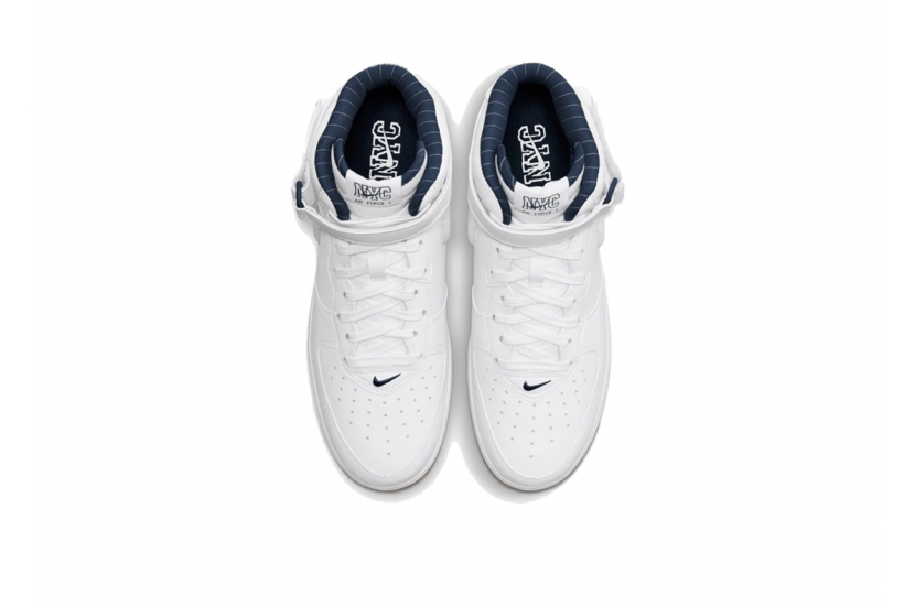 AIR FORCE 1 MID JEWEL NYC WHITE MIDNIGHT NAVY [DH5622-100]