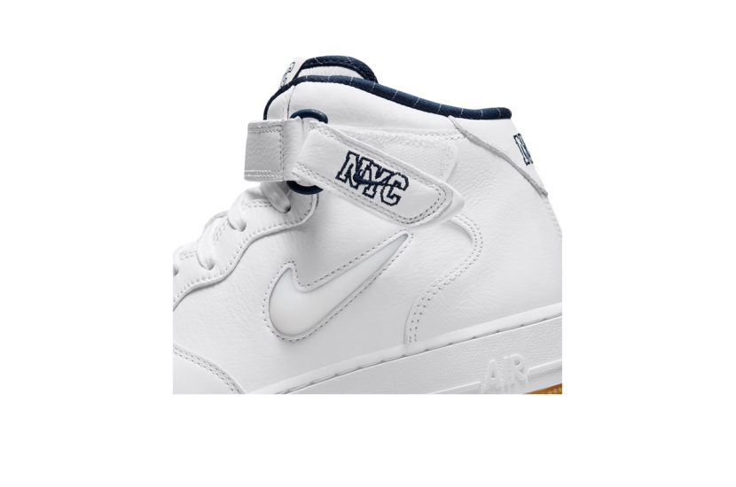 AIR FORCE 1 MID JEWEL NYC WHITE MIDNIGHT NAVY [DH5622-100]