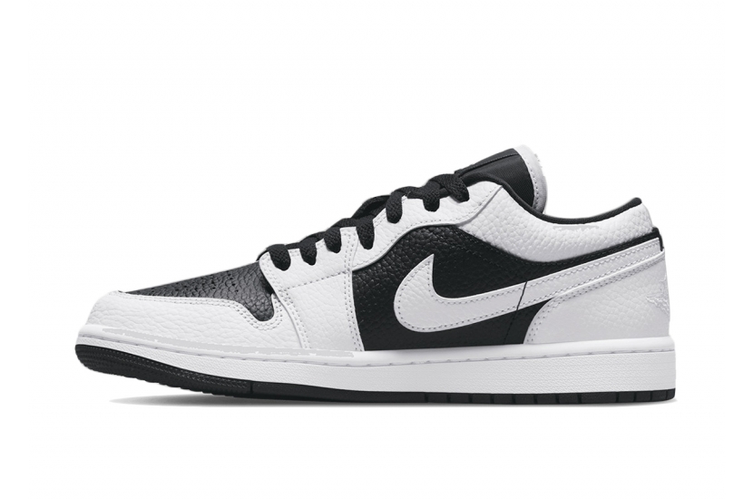 AIR JORDAN 1 LOW SE HOMAGE SPLIT WHITE BLACK  [DR0502-101]