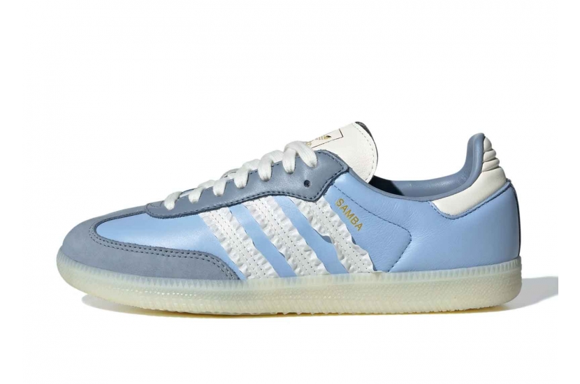 SAMBA RUFFLE STRIPES PACK CLEAR SKY [JR8829]