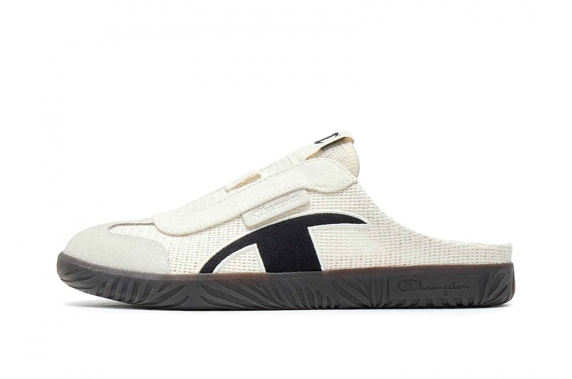 CHAMPION T-TRAINER MULE CREAM/BLACK [U5BFASW01U3]