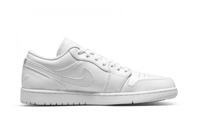 AIR JORDAN 1 LOW TRIPLE WHITE M [553558-136]