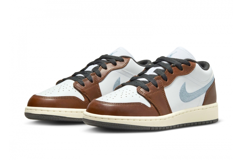 AIR JORDAN 1 LOW SE MOCHA BLUE GREY GS [FQ8156-142]