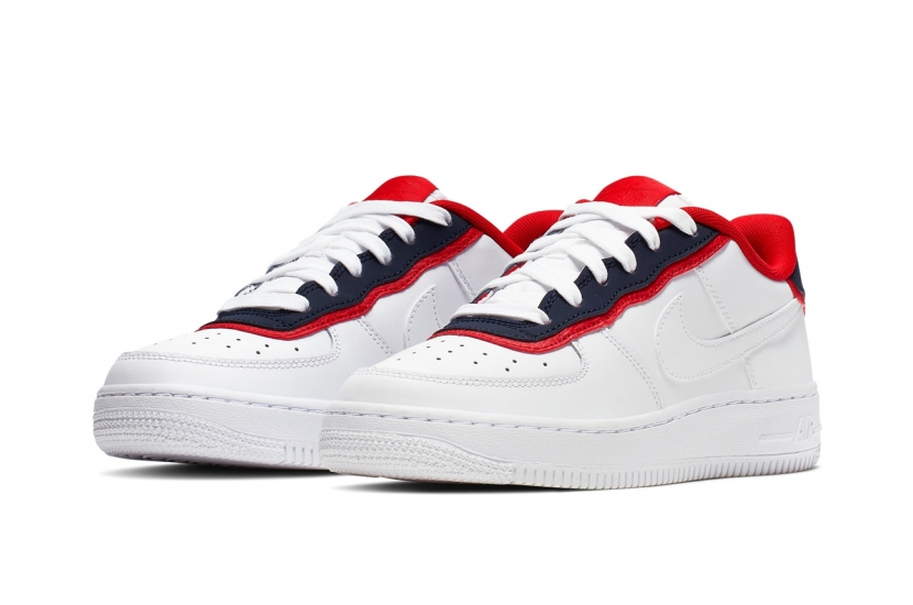 AIR FORCE 1 DOUBLE LAYER OBSIDIAN RED [BV1084-101]