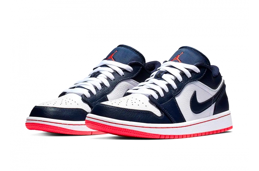 AIR JORDAN 1 LOW OBSIDIAN EMBER GLOW [553558-481]