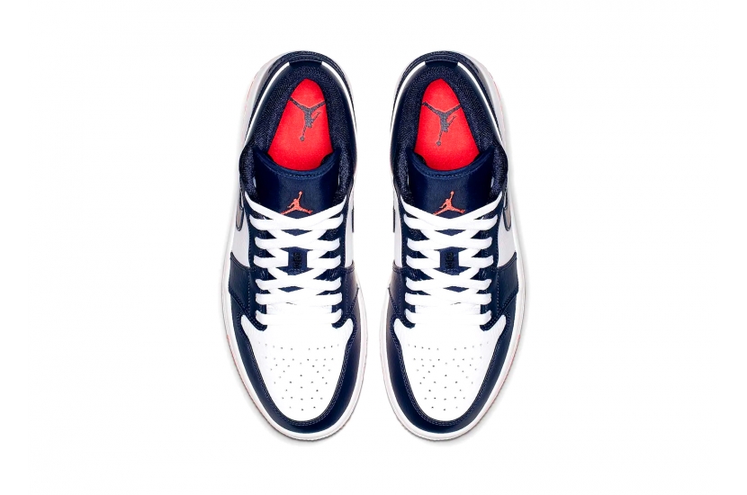 AIR JORDAN 1 LOW OBSIDIAN EMBER GLOW [553558-481]