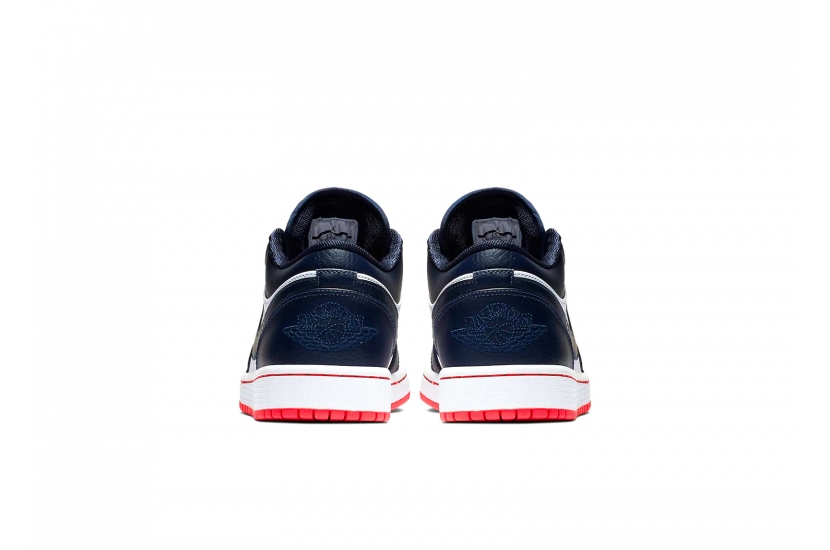 AIR JORDAN 1 LOW OBSIDIAN EMBER GLOW [553558-481]