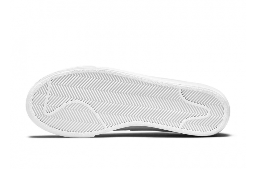 BLAZER LOW PLATFORM TRIPLE WHITE [DJ0292-100]