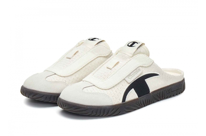 CHAMPION T-TRAINER MULE CREAM/BLACK [U5BFASW01U3]