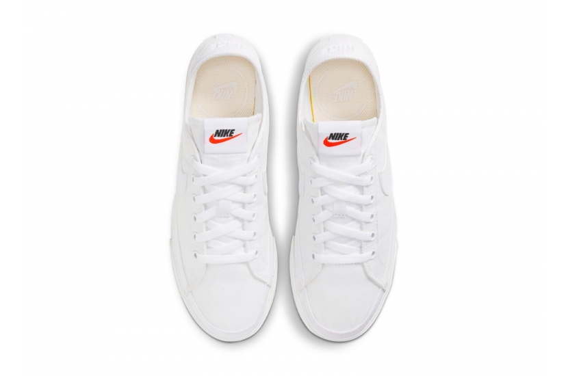 WMNS COURT LEGACY CANVAS ‘TRIPLE WHITE’ [CZ0294-100]