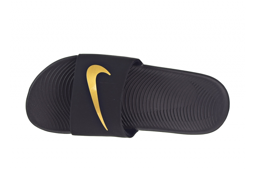 NIKE KAWA SLIDE BLACK GOLD [819352-003] 