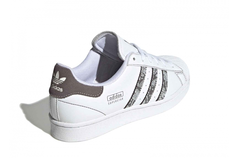 SUPERSTAR WHITE CHARCOAL PAISLEY [IE3008]