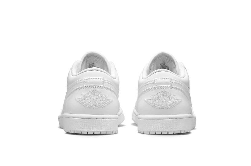 AIR JORDAN 1 LOW TRIPLE WHITE M [553558-136]