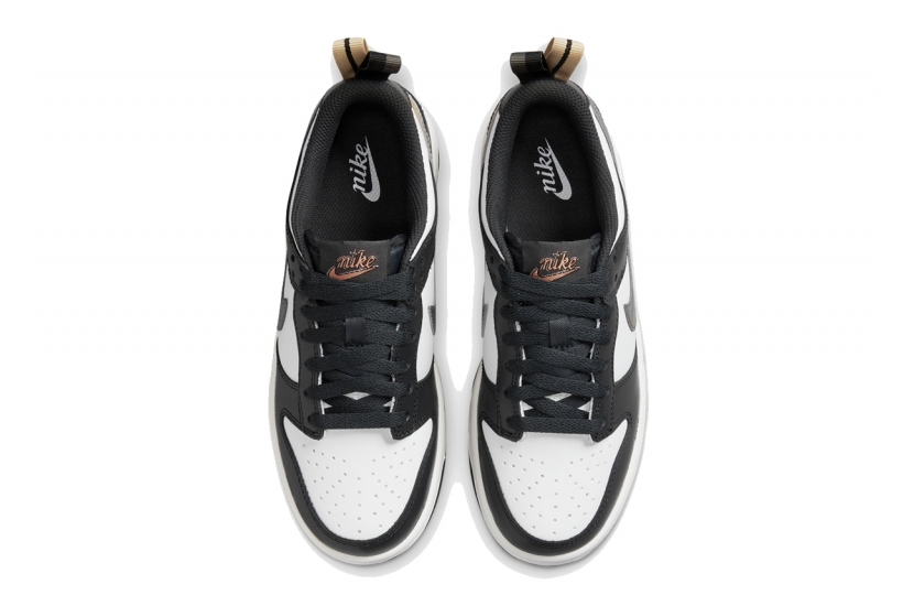 DUNK LOW BLACK WHITE METALLIC [DH9764-001]