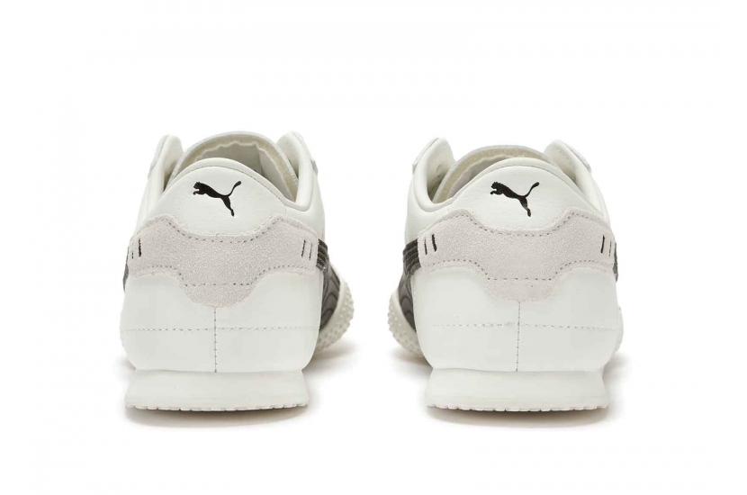 PUMA BELLA UT LEATHER WARM WHITE BLACK [405256-01]