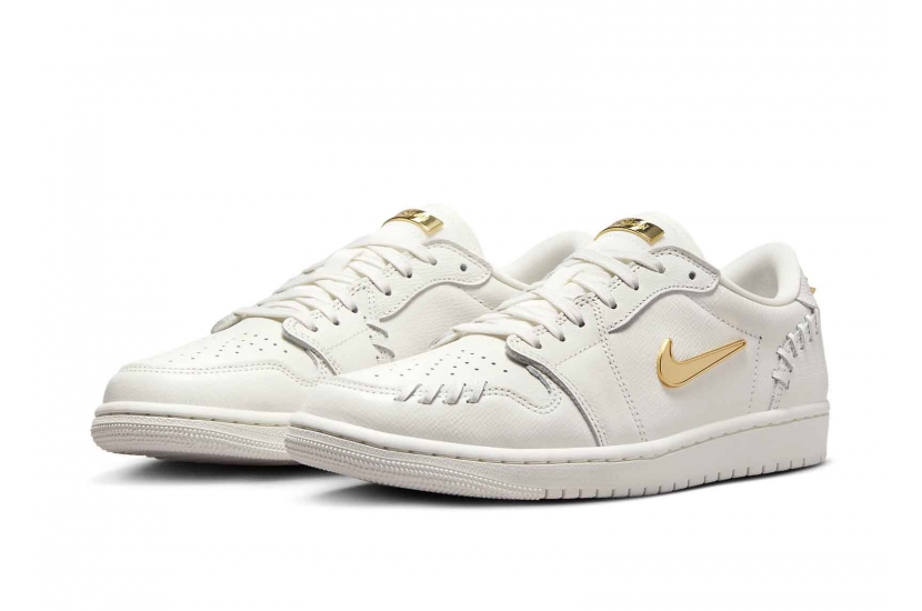 AIR JORDAN 1 LOW METHOD OF MAKE SAIL METALLIC GOLD [FN5032-100]