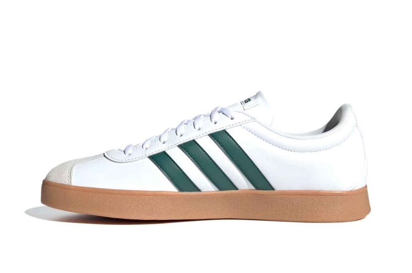 ADIDAS VL COURT BASE CLOUD WHITE / COLLEGIATE GREEN [ID3710]