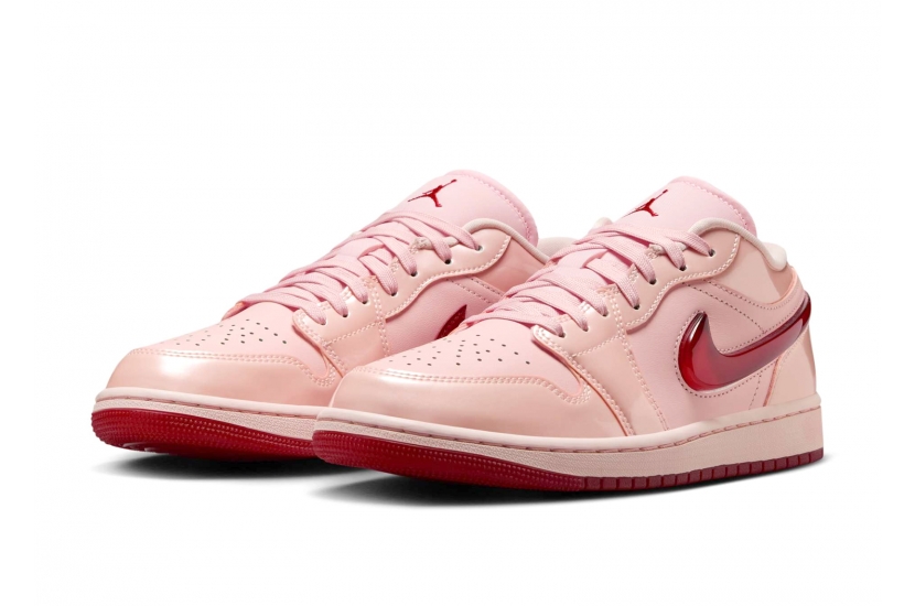 AIR JORDAN 1 LOW PATENT VALENTINE'S DAY [HF3174-600]