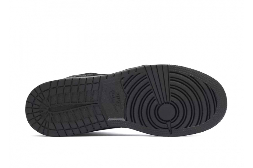 AIR JORDAN 1 MID TRIPLE BLACK [554725-091]