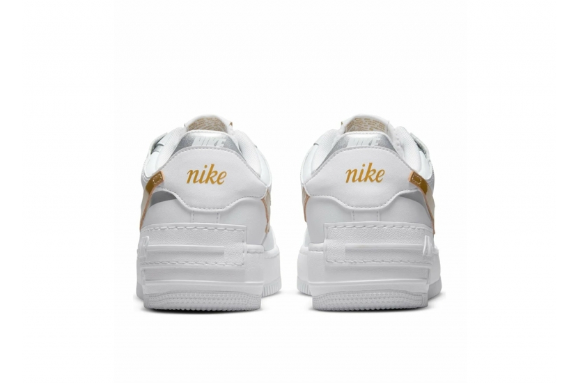 AIR FORCE 1 SHADOW WHITE METALLIC GOLD [DM3064-100]