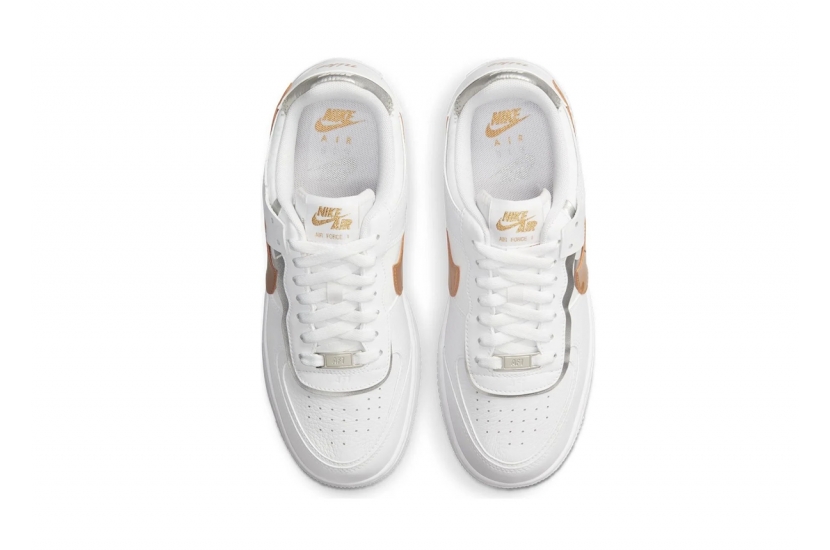 AIR FORCE 1 SHADOW WHITE METALLIC GOLD [DM3064-100]