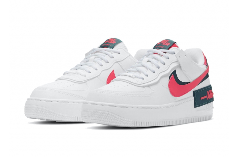 AIR FORCE 1 SHADOW WHITE SOLAR RED [DB3902-100]