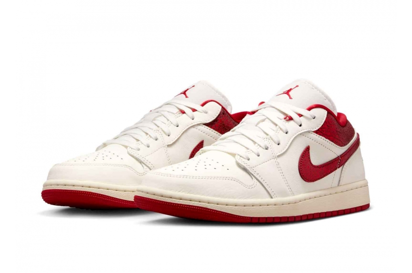 AIR JORDAN 1 LOW "METALLIC RED SWOOSH" [HJ9338-106]