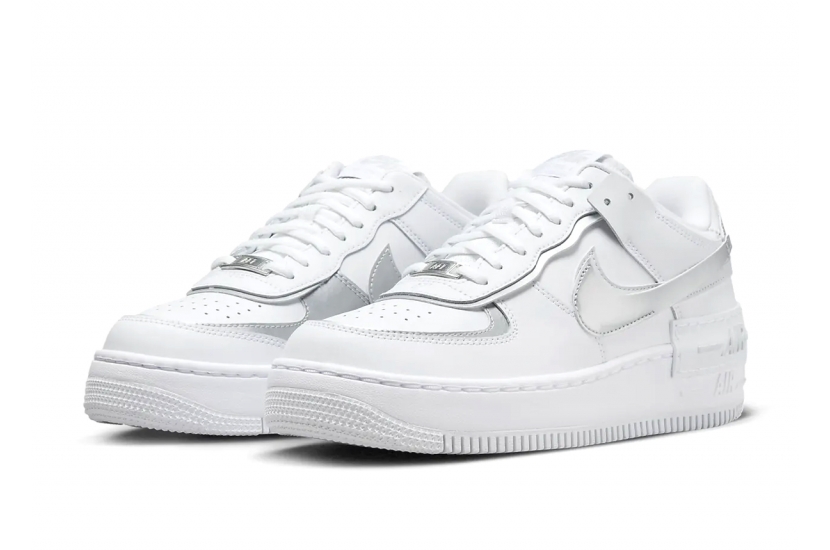 AIR FORCE 1 SHADOW WHITE METALLIC SILVER [CI0919-119]