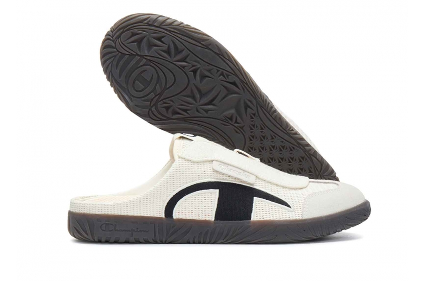 CHAMPION T-TRAINER MULE CREAM/BLACK [U5BFASW01U3]