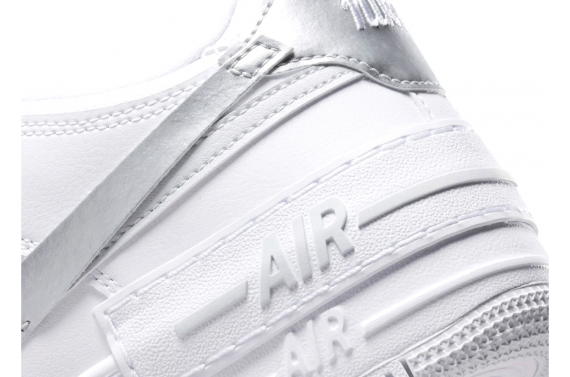 AIR FORCE 1 SHADOW WHITE METALLIC SILVER [CI0919-119]