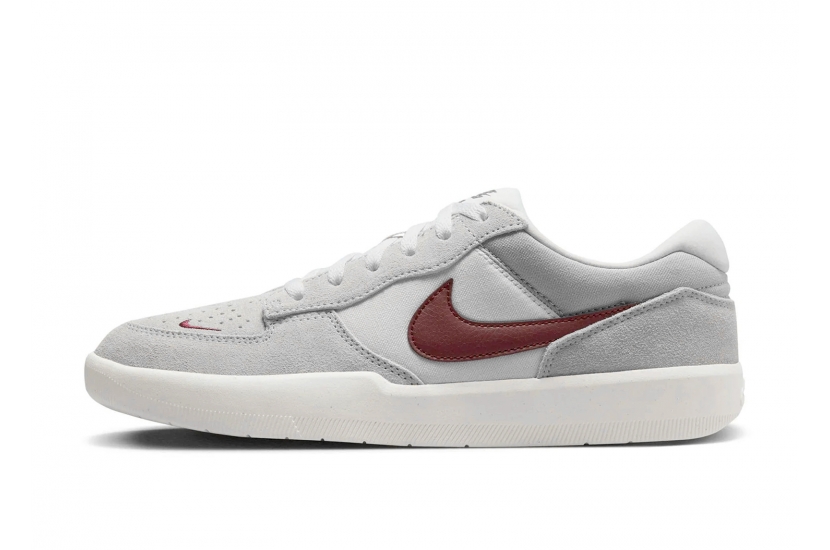 NIKE SB FORCE 58 ‘LIGHT SMOKE BURGUNDY [FQ7637-001]