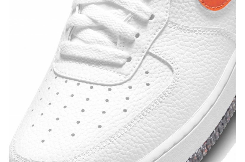 AIR FORCE 1 LV7 GS WHITE TOTAL ORANGE CRATER [DN8016-100]