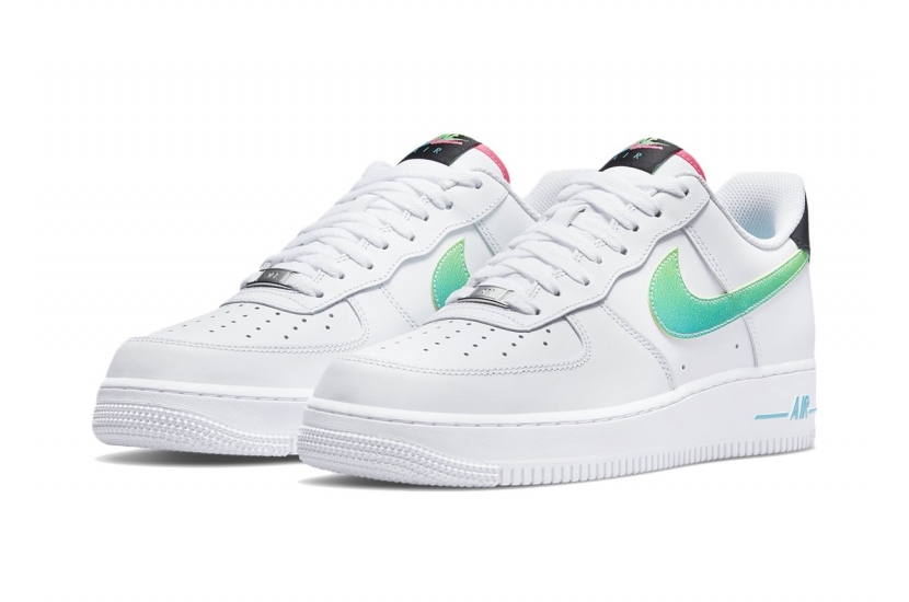 AIR FORCE 1 LOW WHITE AQUAMARINE GS [DJ5154-100]